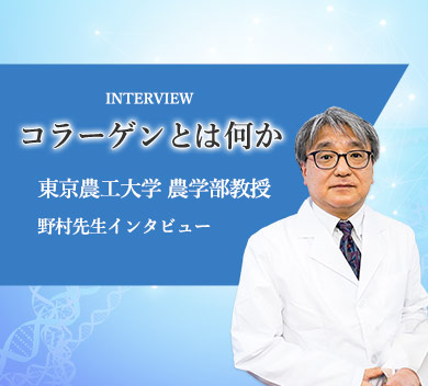 野村先生インタビュー「コラーゲンとは何か」